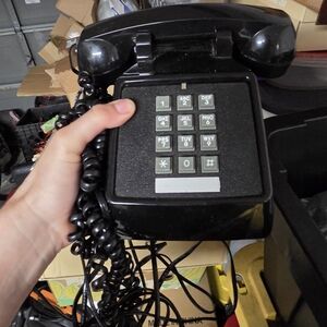 Classic Black Corded Telephone